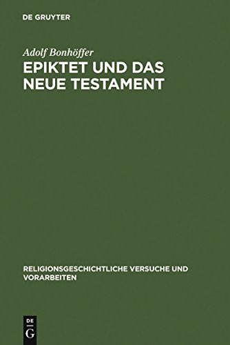 Beispielbild fr Epiktet und das Neue Testament zum Verkauf von Buchpark