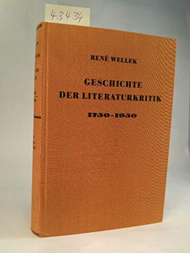 Geschichte der Literaturkritik 1750-1950, Band 3: Das späte 19. Jahrhundert