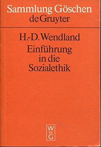 Stock image for Einführung in die Sozialethik [Perfect Paperback] for sale by tomsshop.eu