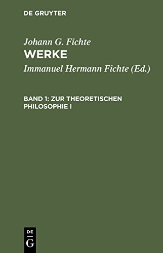 Stock image for Werke, 11 Bde., Bd.1, Zur theoretischen Philosophie I. for sale by medimops