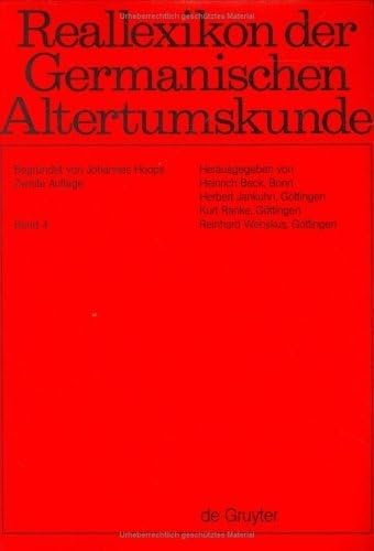 Beispielbild fr Reallexikon Der Germanischen Altertumskunde: Brunnen-Chronologie (German Edition) zum Verkauf von Books From California