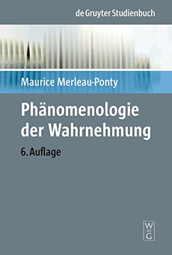 9783110068849: Phnomenologie der Wahrnehmung: 7