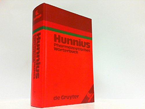 Hunnius Pharmazeutisches Wörterbuch - Unknown Author