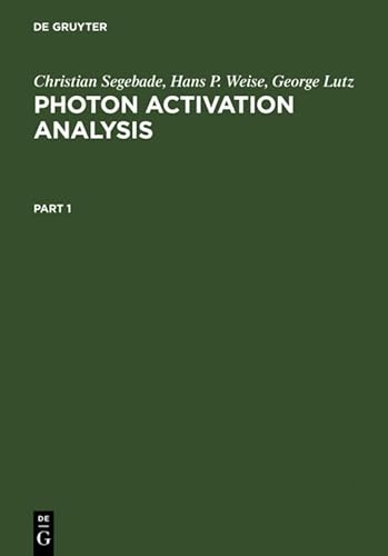 Beispielbild fr Photon Activation Analysis zum Verkauf von Buchpark