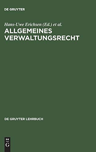 9783110078282: Allgemeines Verwaltungsrecht (De Gruyter Lehrbuch) (German Edition)