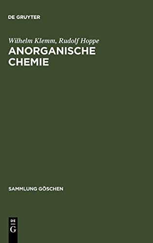9783110079500: Anorganische Chemie: 2623 (Sammlung Gschen)