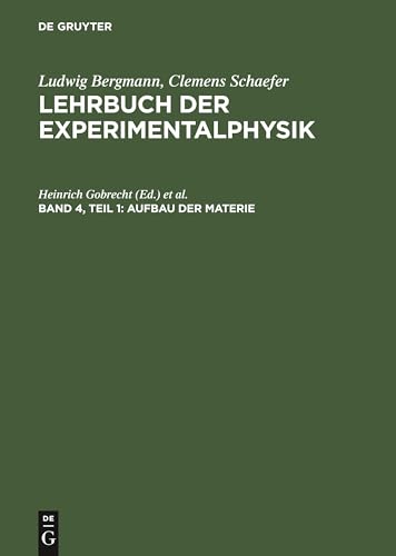 Imagen de archivo de Aufbau der Materie, Bd 4/1 - Lehrbuch der Experimentalphysik a la venta por medimops