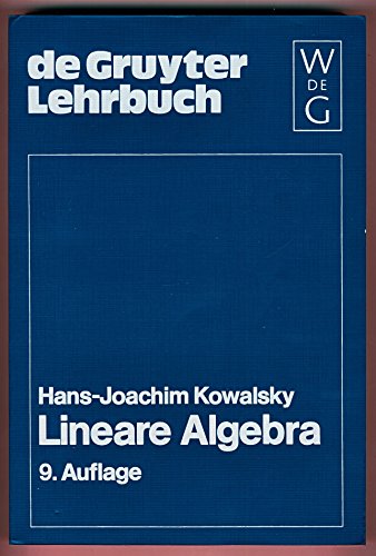 Beispielbild fr Lineare Algebra. zum Verkauf von NEPO UG