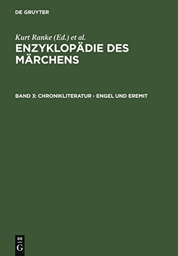 Beispielbild fr Enzyklopadie Des Marchens (Volume 3) zum Verkauf von Anybook.com