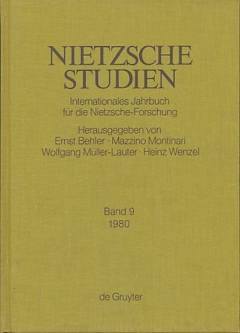 Stock image for Nietzsche-Studien. Internationales Jahrbuch fr die Nietzsche-Forschung. Band 9. 1980. for sale by Antiquariat Bcherkeller
