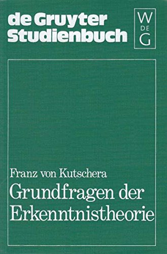 Beispielbild fr Grundfragen der Erkenntnistheorie (Kt) zum Verkauf von medimops