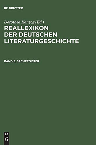 9783110088168: Sachregister (German Edition)