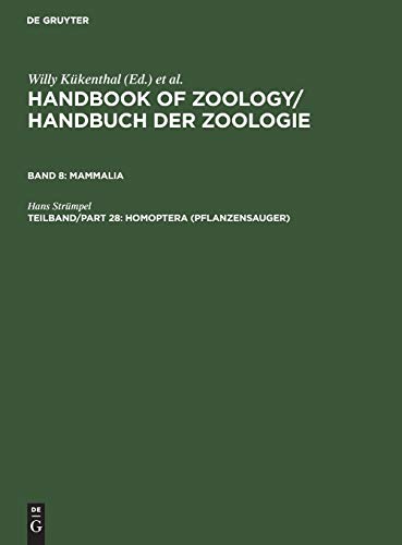 Stock image for Handbook of Zoology/ Handbuch der Zoologie. Arthropoda. Insecta / Homoptera (Pflanzensauger) for sale by medimops