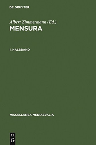 Beispielbild fr Mensura Mass, Zahl, Zahlensymbolik im Mittelalter.16/1, 16/2, erster und zweiter Halbband. zum Verkauf von Libresso - das Antiquariat in der Uni