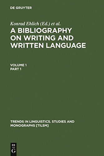 9783110101584: A Bibliography on Writing and Written Language (Trends in Linguistics. Studies and Monographs [TiLSM], 89)