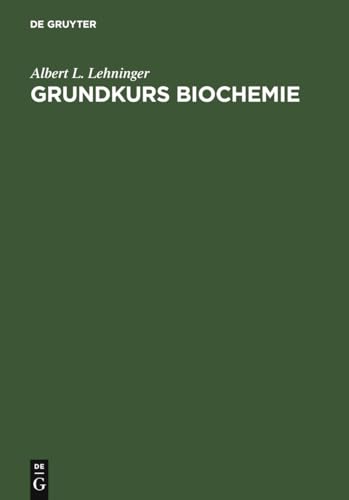 9783110102215: Grundkurs Biochemie