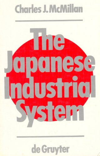 Stock image for The Japanese Industrial System for sale by Better World Books