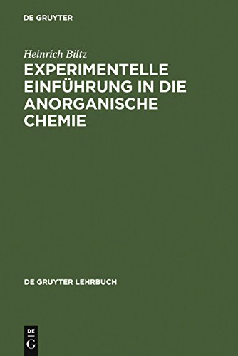 9783110106602: Experimentelle Einfhrung in die Anorganische Chemie (de Gruyter Lehrbuch)