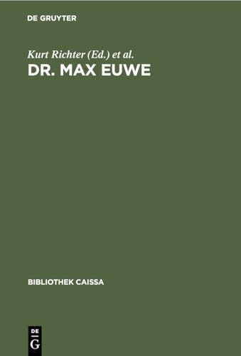 Stock image for Dr. Max Euwe: e. Ausw. seiner besten Partien mit Orig.beitr. fhrender Meister for sale by medimops