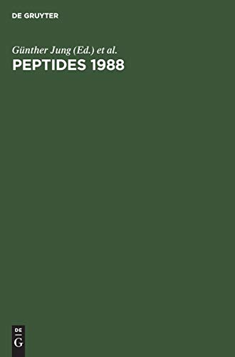 9783110109498: Peptides 1988: Proceedings of the 20th European Peptide Symposium. University of Tbingen, Tbingen, FRG, September 49, 1988