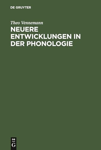 Imagen de archivo de Neuere Entwicklungen in der Phonologie a la venta por medimops