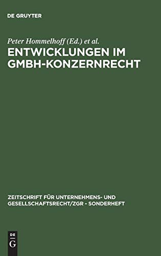 Stock image for Entwicklungen im GmbH-Konzernrecht for sale by Ria Christie Collections