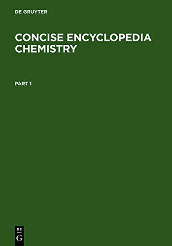 9783110114515: Concise Encyclopedia Chemistry