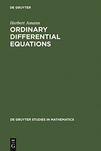 Beispielbild fr Ordinary Differential Equations: An Introduction to Nonlinear Analysis: 13 (De Gruyter Studies in Mathematics, 13) zum Verkauf von Chiron Media