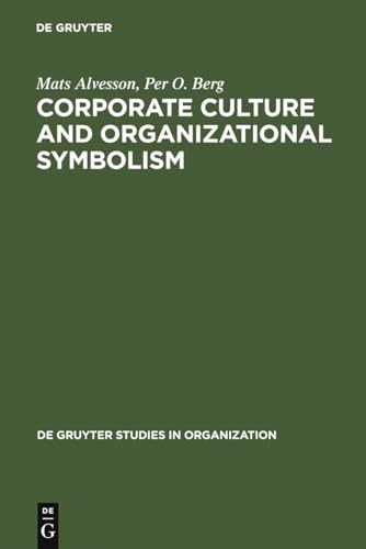 9783110121544: Corporate Culture and Organizational Symbolism: An Overview: 34 (De Gruyter Studies in Organization, 34)