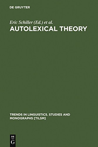 Beispielbild fr Autolexical Theory: Ideas and Methods zum Verkauf von Thomas Emig