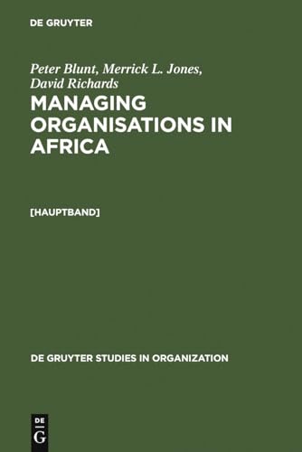 Stock image for Managing Organisations in Africa for sale by Better World Books