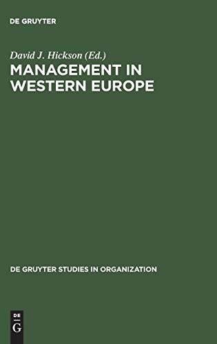 Beispielbild fr Management in Western Europe : Society, Culture and Organization in Twelve Nations zum Verkauf von Better World Books