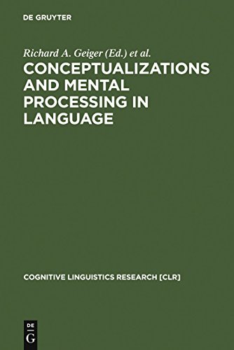 Stock image for Conceptualizations and Mental Processing in Language for sale by Better World Books: West