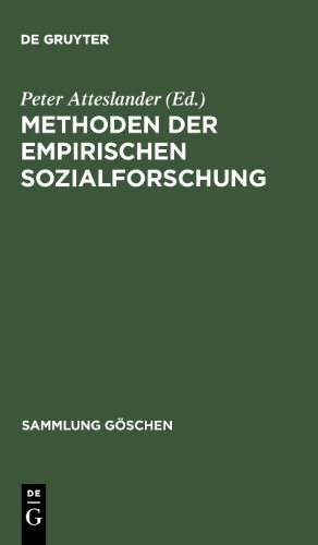 Beispielbild fr Methoden der empirischen Sozialforschung (Sammlung G Schen) zum Verkauf von medimops
