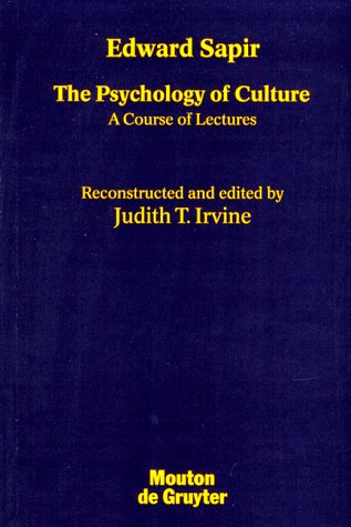 Stock image for The Psychology of Culture: A Course of Lectures for sale by HPB-Red