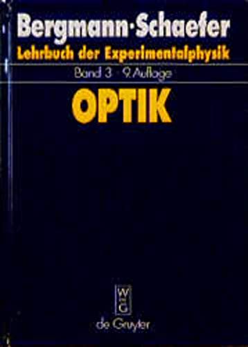 Beispielbild fr Lehrbuch der Experimentalphysik, Bd.3, Optik zum Verkauf von medimops