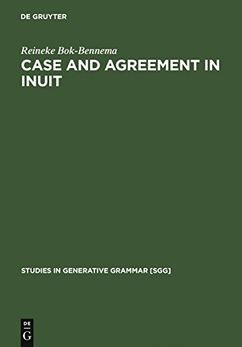 9783110130256: Case and Agreement in Inuit (Studies in Generative Grammar [SGG], 38)