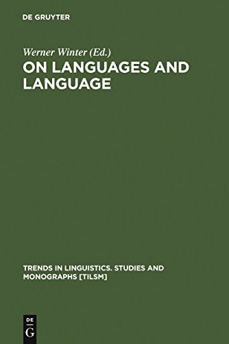On Languages and Language - The Presidential Adresses of the 1991 Meeting of the Societas Linguis...