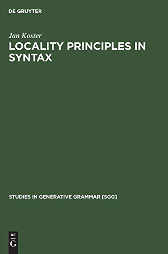 9783110133158: Locality principles in syntax: 5 (Studies in Generative Grammar [SGG], 5)