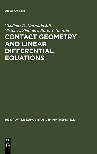 9783110133813: Contact Geometry and Linear Differential Equations: 6 (De Gruyter Expositions in Mathematics, 6)