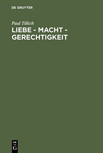 9783110133837: Liebe - Macht - Gerechtigkeit