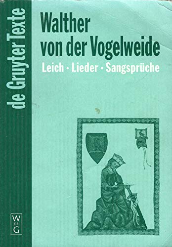 9783110136081: Leich, Lieder, Sangsprche