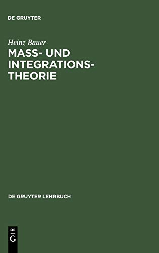 9783110136265: Ma- und Integrationstheorie (de Gruyter Lehrbuch)