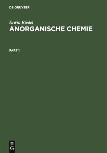 Imagen de archivo de Anorganische Chemie [Hardcover] Riedel, Erwin a la venta por tomsshop.eu