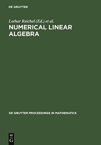 Numerical Linear Algebra: Proceedings of the Conference in Numerical Linear Algebra and Scientifi...