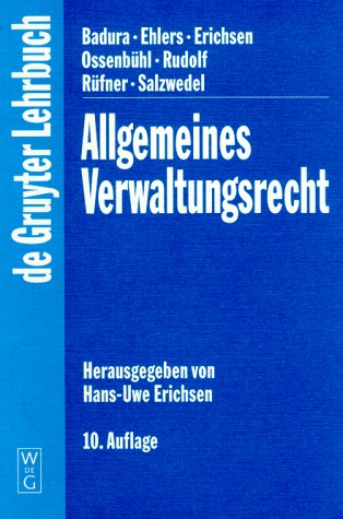 9783110140385: Allgemeines Verwaltungsrecht (DE GRUYTER LEHRBUCH)