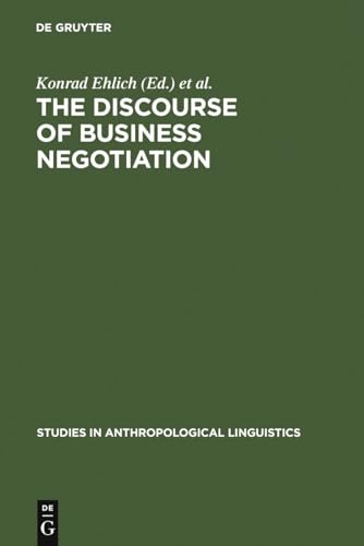 Beispielbild fr The Discourse of Business Negotiation zum Verkauf von Thomas Emig