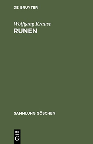 Beispielbild fr Sammlung Gschen, Nr. 2810: Runen zum Verkauf von medimops