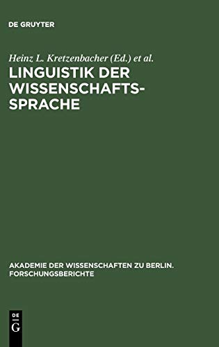 linguistik der wissenschaftssprache