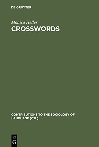 Stock image for Crosswords; Language, education and Ethnicity in French Ontario for sale by Hackenberg Booksellers ABAA